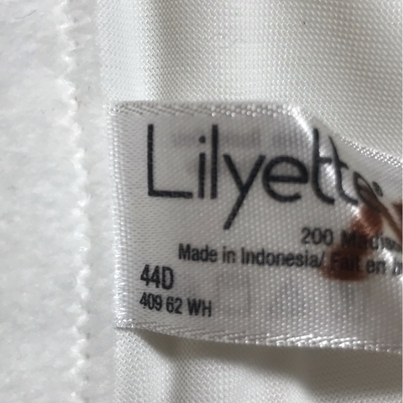 Lilyette White Full Coverage Minimizer Non-Padded Underwire Bra 0417 Size 44D - Picture 13 of 13